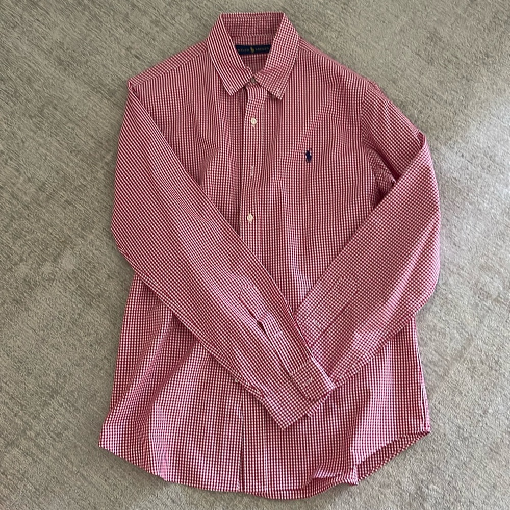 Men’s Ralph Lauren button down dress shirt size Medium